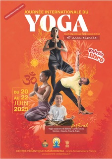 Journée internationale du Yoga du 20 au 22 juin 2025 au Centre Védantique Ramakrishna - Paris
